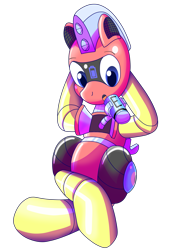 Size: 1819x2500 | Tagged: safe, artist:trackheadtherobopony, oc, oc:trackhead, pony, robot, robot pony, energy drink, resting, simple background, solo, transparent background