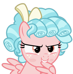 Size: 2995x3005 | Tagged: safe, alternate version, artist:sollace, derpibooru exclusive, cozy glow, pegasus, pony, g4, marks for effort, .svg available, biting, blushing, bow, cute, female, filly, foal, freckles, grin, hair bow, high res, narrowed eyes, pure unfiltered evil, simple background, smiling, solo, spread wings, transparent background, unf, vector, wing bite, wings