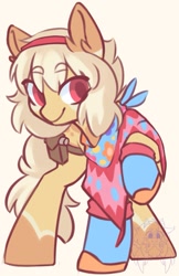 Size: 737x1135 | Tagged: safe, artist:drawtheuniverse, oc, oc only, earth pony, pony, solo