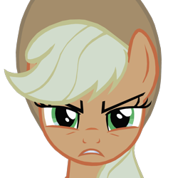 Size: 1280x1278 | Tagged: safe, artist:benpictures1, applejack, earth pony, pony, bats!, g4, angry, applejack's hat, cowboy hat, cute, female, hat, inkscape, jackabetes, looking at you, mare, simple background, solo, stop the bats, transparent background, vector