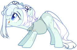 Size: 1920x1261 | Tagged: safe, artist:toffeelavender, oc, oc only, earth pony, pony, base used, clothes, earth pony oc, female, mare, open mouth, simple background, smiling, solo, transparent background
