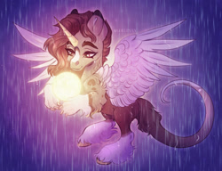 Size: 1280x982 | Tagged: safe, artist:sadelinav, oc, alicorn, pony, moon, solo, tangible heavenly object