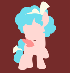 Size: 2393x2507 | Tagged: safe, artist:egor418, cozy glow, pegasus, pony, g4, female, filly, foal, high res, lineless, minimalist, no eyes, raised hoof, red background, simple background, solo, wings