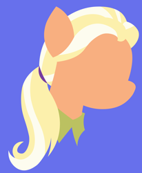 Size: 3054x3713 | Tagged: safe, artist:egor418, mane allgood, pegasus, pony, g4, bust, female, high res, lineless, mare, minimalist, no eyes, portrait, profile, simple background, solo