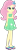 Size: 1024x3103 | Tagged: safe, artist:emeraldblast63, fluttershy, human, equestria girls, g4, alternate hairstyle, bare shoulders, clothes, dress, female, shoes, simple background, sleeveless, solo, strapless, transparent background, vector