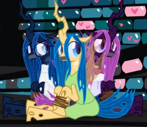 2887383 Safe Artist Mixermike622 Edit Queen Chrysalis Changeling