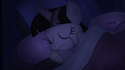 Size: 6163x3466 | Tagged: safe, artist:mlpadventures2020, twilight sparkle, alicorn, pony, g4, bed, crying, depressed, discorded, discorded twilight, eyes closed, lonely, sad, sleeping, solo, twilight sparkle (alicorn), twilight tragedy