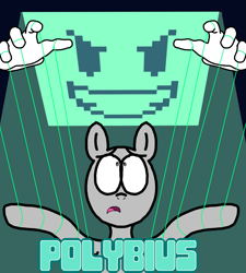 Size: 1275x1414 | Tagged: safe, artist:professorventurer, pony, clothes, conspiracy theory, disembodied hand, gloves, hand, manipulation, pixel art, polybius, puppet strings, unnamed character, unnamed pony, urban legend