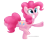 Size: 2250x1800 | Tagged: safe, artist:champion-of-namira, pinkie pie, earth pony, pony, g4, cute, diapinkes, extended trot pose, female, grin, mare, simple background, smiling, solo, transparent background