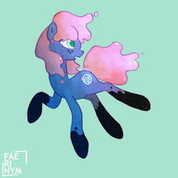 Size: 1000x1000 | Tagged: safe, artist:faerinym, oc, oc only, oc:astral plane, earth pony, pony, coat markings, freckles, simple background, solo