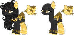 Size: 744x360 | Tagged: safe, artist:eiine, oc, oc only, oc:golden crescent, aqua equos, original species, pony, base used, closed species, simple background, solo, transparent background