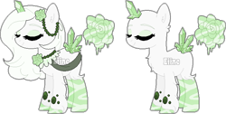 Size: 704x355 | Tagged: safe, artist:eiine, oc, oc only, oc:crystal rose, aqua equos, original species, pony, closed species, simple background, solo, transparent background