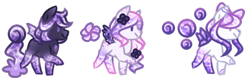 Size: 480x153 | Tagged: safe, artist:eiine, oc, oc only, aqua equos, original species, pony, closed species, simple background, transparent background