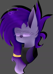 Size: 1280x1810 | Tagged: safe, artist:thecommandermiky, oc, oc:miky command, pony, purple hair, solo