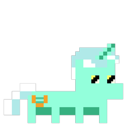 Size: 640x640 | Tagged: safe, artist:tendieslayer, lyra heartstrings, g4, female, mare, pixel art, simple background, solo, squatpony, transparent background