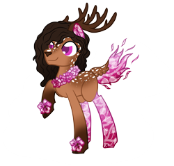 Size: 2091x2000 | Tagged: safe, artist:scourge707, oc, oc only, oc:hawaii, aqua equos, fawn, original species, closed species, female, high res, simple background, solo, transparent background