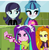 Size: 1053x1076 | Tagged: safe, artist:pcnycity, adagio dazzle, aria blaze, coloratura, sonata dusk, human, equestria girls, g4, blushing, female, lesbian, shipper on deck, shipping, sontura, the dazzlings