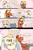 Size: 3000x4500 | Tagged: safe, artist:storyteller, oc, oc:hard boiled, oc:sunny side, earth pony, pony, unicorn, comic:eavesdrop, alcohol, annoyed, argument, comic, dialogue, female, kitchen, male, mare, sarcasm, speech bubble, stallion