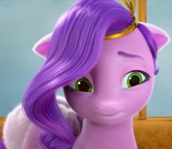 Size: 563x489 | Tagged: safe, screencap, pipp petals, pegasus, pony, g5, my little pony: make your mark, my little pony: make your mark chapter 1, spoiler:my little pony: make your mark, 3d, female, floppy ears, jpg, mare, pinterest link, solo