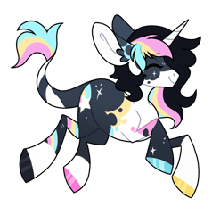 Size: 1600x1678 | Tagged: safe, artist:moonert, oc, oc only, pony, unicorn, eyes closed, hoof polish, horn, leonine tail, simple background, smiling, solo, tail, transparent background, unicorn oc