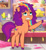 Size: 1235x1345 | Tagged: safe, screencap, sunny starscout, earth pony, pony, alicorn issues, g5, my little pony: tell your tale, spoiler:g5, spoiler:my little pony: tell your tale, spoiler:tyts01e14, cropped, female, glitter, mane stripe sunny, mare, messy mane, messy mane sunny starscout, solo