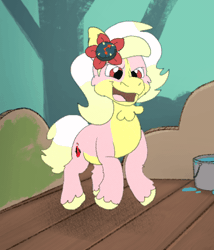 Size: 650x760 | Tagged: safe, artist:euspuche, oc, oc only, oc:carmen garcía, earth pony, animated, clock, context is for the weak, dancing, female, gif, smiling, the club can't even handle me right now