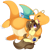 Size: 1321x1320 | Tagged: safe, artist:loyaldis, oc, oc:astral flare, dragon, dragonite, piplup, pony, unicorn, beanie, eyes closed, female, flying, hat, mare, open mouth, pokémon, simple background, smiling, transparent background