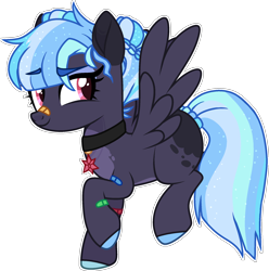 Size: 2062x2076 | Tagged: safe, artist:rickysocks, oc, oc only, pegasus, pony, base used, eyeshadow, female, high res, makeup, mare, simple background, solo, transparent background