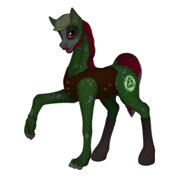 Size: 3500x3500 | Tagged: safe, alternate version, artist:ghost3280, oc, oc only, oc:well geboren, dog, dog pony, earth pony, original species, pony, boots, clothes, hat, high res, multiple variants, shoes, simple background, solo, transparent background, vest