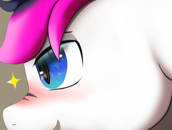 Size: 4000x3000 | Tagged: safe, artist:dicemarensfw, oc, oc only, oc:lance, bat, bat pony, pony, adorable face, anime eyes, anime style, blushing, bust, commission, cute, portrait, solo, sparkles, wide eyes