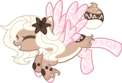 Size: 1205x825 | Tagged: safe, artist:eiine, oc, oc only, aqua equos, original species, pegasus, pony, base used, closed species, simple background, solo, transparent background