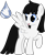 Size: 2492x3043 | Tagged: safe, artist:cranberry-tofu, oc, oc only, oc:rainy swan, pegasus, pony, black mane, black tail, female, full body, high res, hooves, mare, open mouth, open smile, pegasus oc, raised hoof, show accurate, simple background, smiling, solo, spread wings, standing, tail, transparent background, wings