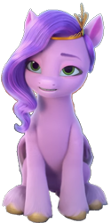 Size: 321x641 | Tagged: safe, edit, edited screencap, screencap, pipp petals, pegasus, pony, g5, make your mark, my little pony: make your mark, background removed, female, png, simple background, sitting, solo, transparent background