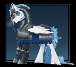 Size: 2474x2178 | Tagged: safe, artist:jeshh, oc, oc only, pegasus, pony, armor, high res, solo