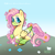 Size: 2048x2048 | Tagged: safe, artist:3ggmilky, fluttershy, pegasus, pony, g4, high res, solo