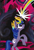 Size: 323x470 | Tagged: safe, artist:paul rudish, twilight sparkle, twilight twinkle, pony, unicorn, g4, my little pony: the art of equestria, concept art, crown, element of magic, female, gem, jewelry, magic, mare, moon, rainbow, regalia, solo, stars, unicorn twilight