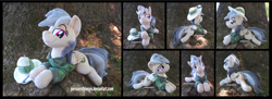 Size: 4800x1754 | Tagged: safe, artist:peruserofpieces, daring do, pegasus, pony, g4, bandage, beanie (plushie), clothes, female, hat, irl, looking at you, lying down, mare, photo, plushie, prone, smiling, smirk, smug, sploot, tree