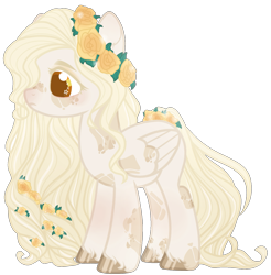 Size: 1467x1491 | Tagged: safe, artist:kawaiighetto, oc, oc only, pegasus, pony, female, floral head wreath, flower, hoof polish, mare, pegasus oc, rose, simple background, solo, transparent background, wings