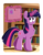 Size: 2550x3300 | Tagged: safe, artist:wilsonswondertoons, twilight sparkle, pony, unicorn, g4, book, bookshelf, chest fluff, female, glowing, glowing horn, high res, horn, levitation, library, looking up, magic, magic aura, mare, smiling, solo, telekinesis, unicorn twilight, walking