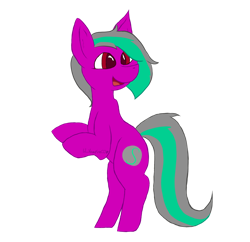 Size: 1280x1240 | Tagged: safe, artist:lil_vampirecj, oc, oc only, oc:nidex, earth pony, pony, commission, simple background, smiling, solo, standing, standing on two hooves, transparent background, ych result