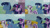 Size: 1280x720 | Tagged: safe, edit, edited screencap, editor:quoterific, screencap, night light, twilight sparkle, twilight velvet, alicorn, pony, unicorn, g4, my little pony: friendship is magic, once upon a zeppelin, season 7, ^^, bag, eyes closed, female, implied princess luna, male, mare, open mouth, open smile, saddle bag, smiling, stallion, text, trio, twilight sparkle (alicorn)