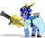 Size: 1280x1096 | Tagged: safe, artist:mlp-trailgrazer, oc, oc only, oc:trail grazer, gazelle, magic, medic, medic (tf2), medigun, simple background, solo, team fortress 2, transparent background