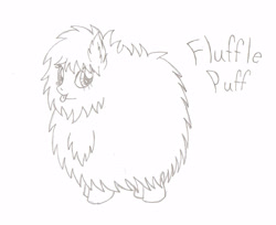 Size: 2586x2108 | Tagged: safe, artist:projectsnt, oc, oc only, oc:fluffle puff, earth pony, pony, 2013, high res, monochrome, simple background, solo, tongue out, traditional art, white background