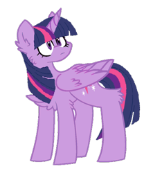 Size: 456x547 | Tagged: safe, artist:alari1234-bases, artist:decokenite, twilight sparkle, alicorn, pony, g4, base used, chest fluff, ear fluff, female, full body, hoof fluff, mare, requested art, simple background, standing, transparent background, twilight sparkle (alicorn), worried