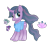 Size: 1280x1139 | Tagged: safe, artist:tenderrain-art, mistmane, twilight sparkle, oc, pony, unicorn, g4, curved horn, female, horn, magical lesbian spawn, mare, offspring, parent:mistmane, parent:twilight sparkle, simple background, transparent background