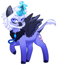 Size: 2378x2728 | Tagged: safe, artist:purplegrim40, oc, oc only, alicorn, pony, alicorn oc, beard, colored hooves, curved horn, facial hair, high res, horn, male, raised hoof, simple background, solo, stallion, transparent background, wings