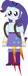 Size: 406x1086 | Tagged: safe, artist:rupahrusyaidi, rarity, human, equestria girls, g4, clothes, cutie mark on clothes, flying, jetpack, simple background, solo, transparent background