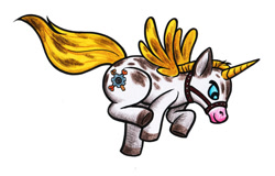 Size: 659x423 | Tagged: safe, pegasus, pony, simple background, solo, white background