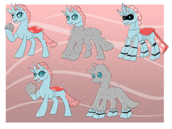 Size: 3600x2700 | Tagged: safe, artist:heart-of-a-dragoness, ocellus, changedling, changeling, robot, g4, commission, cube, high res, nanomachines, roboticization, shocked, shocked expression, transformation, transformation sequence