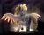 Size: 2207x1767 | Tagged: safe, artist:alumx, idw, golden feather, princess celestia, pegasus, pony, friendship is magic #65, g4, my little pony: friendship is magic (idw), spoiler:comic, butt, female, lidded eyes, looking at you, looking back, looking back at you, mare, plot, smiling, smiling at you, solo, spread wings, wings